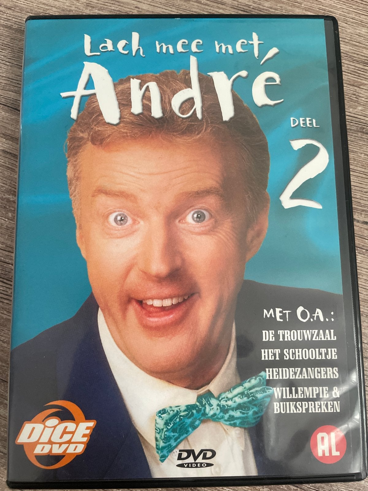 Lach mee met André Deel 2 DVD - André van Duin, Ophalen of Verzenden, Zo goed als nieuw, Overige typen, Inclusief doosje