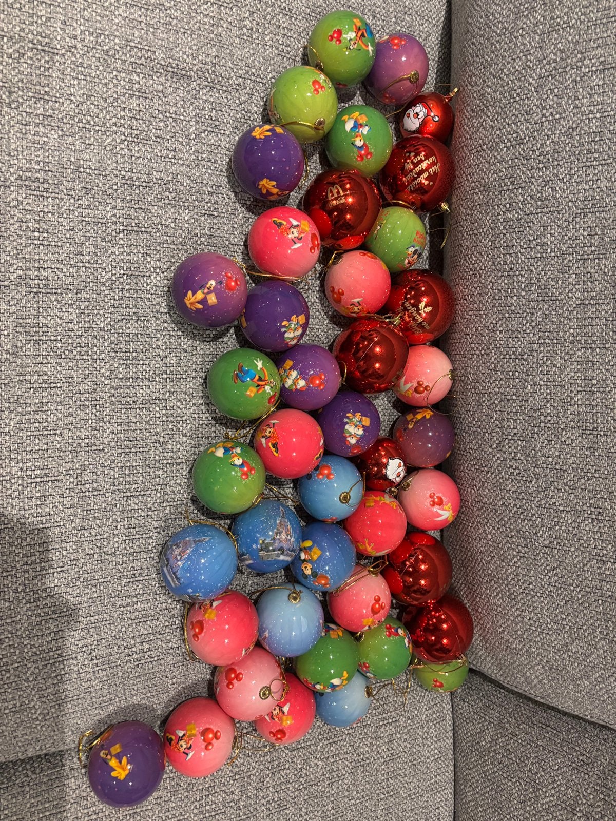Mcdonalds disney kerstballen en sokken, Ophalen of Verzenden, Zo goed als nieuw