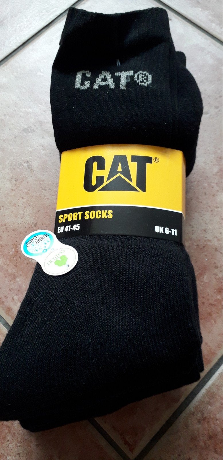 CAT Sport Sokken - Zwart - Maat 41-45 - 5-pack, Zwart, Ophalen of Verzenden, CAT, Nieuw