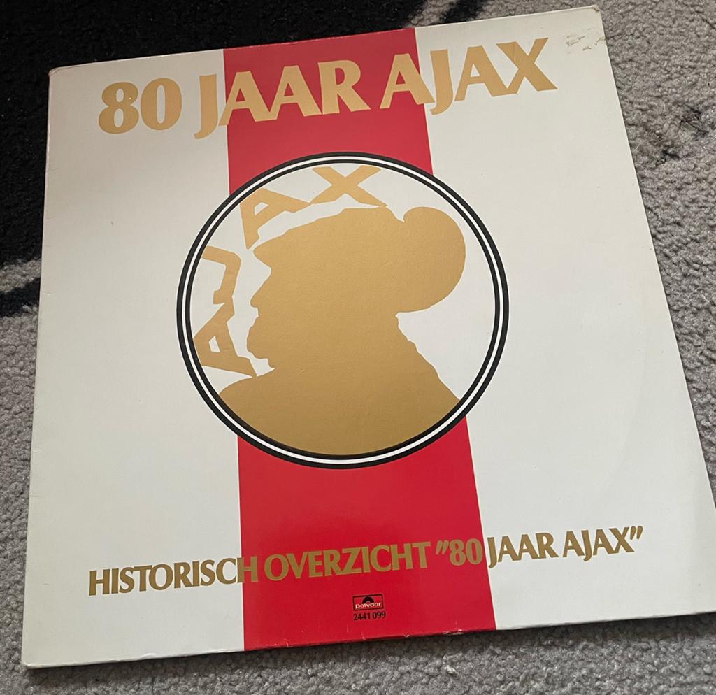 80 Jaar Ajax - Historisch Overzicht LP, Ophalen of Verzenden, Gebruikt, Ajax, Overige typen