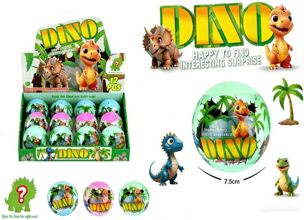 PARTIJ SURPRISE EI DINOSAURUS IN DISPLAY, ., Nieuw, Ophalen of Verzenden, .