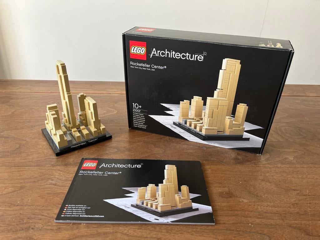 LEGO Architecture Rockefeller Center 21009, Gebruikt, Lego, Architecture, Ophalen of Verzenden