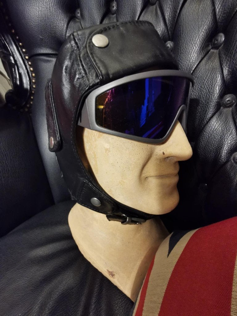 Leren Piloten muts Oldtimer Roadster KITCar Motorcycles, Ophalen of Verzenden, Nieuw, Overige maten, Muts