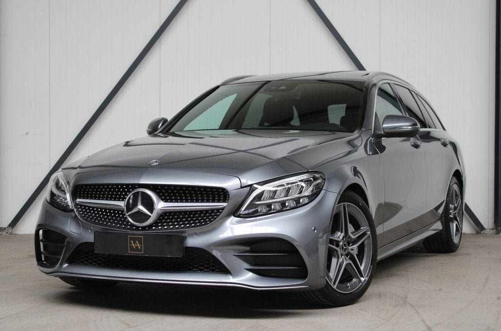 Mercedes-Benz C-klasse Estate 200 AMG Plus HYBRID Upgrade Ed, Automaat, Gebruikt, Zwart, 4 cilinders