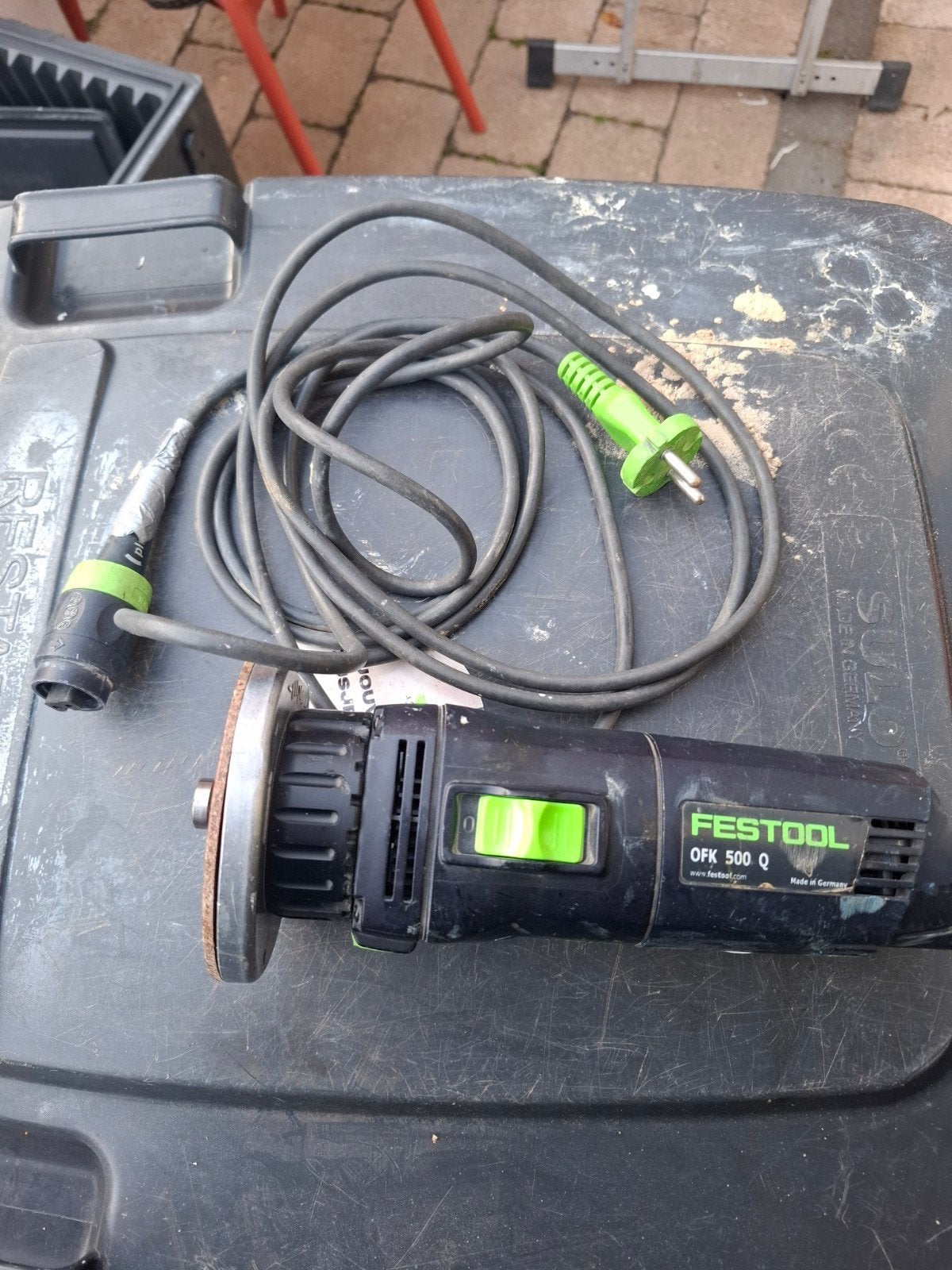 Festool OFK500 Q Kantenfrees - Nette machine, Gebruikt, Kantenfrees, Ophalen of Verzenden, Festool