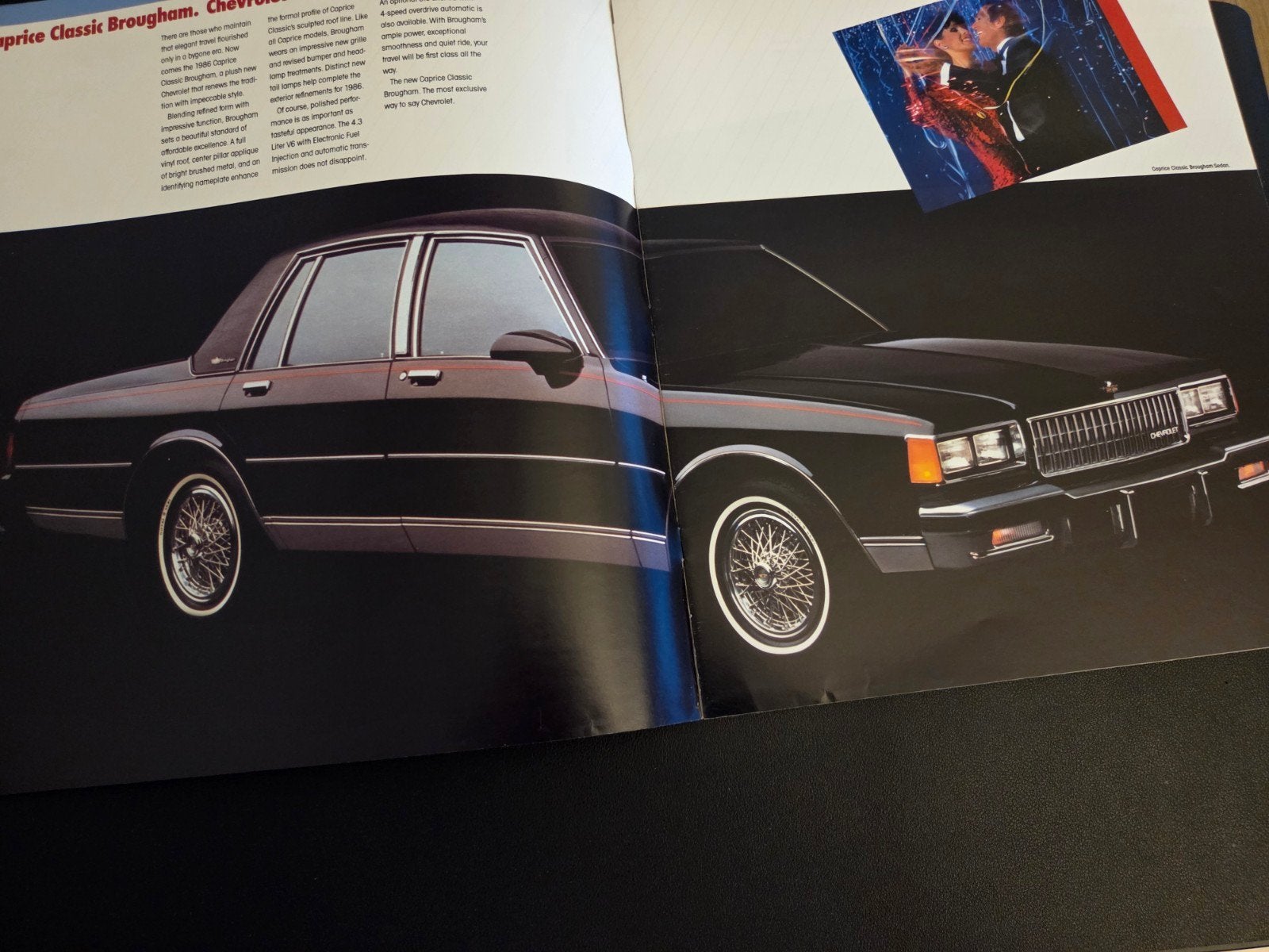Brochure Chevrolet Caprice 1986 USA, Ophalen of Verzenden, Zo goed als nieuw, Chevrolet