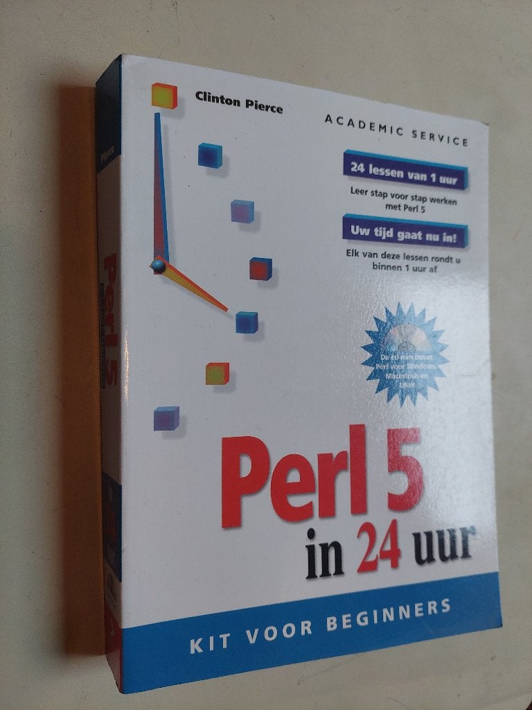 Perl 5 in 24 uur – Clinton Pierce, Ophalen of Verzenden, Zo goed als nieuw