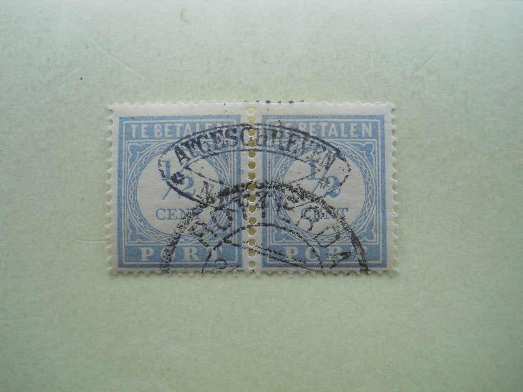 Nederland 1912 Portzegels Nvph.P44 gest. Afgeschreven-Neuzen, Postzegels en Munten, Ophalen of Verzenden, T/m 1940, Gestempeld