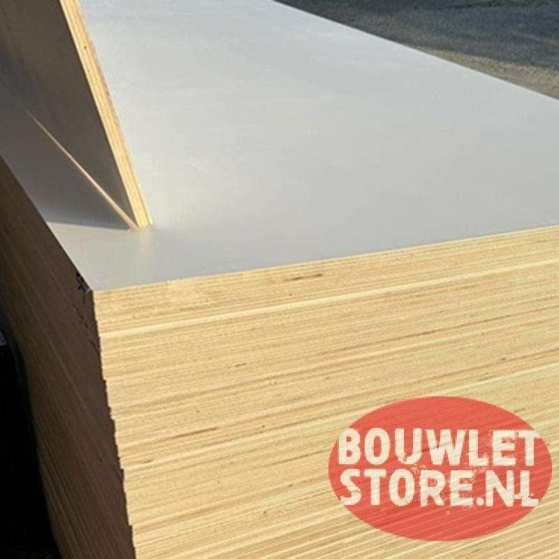 Multiplex 18 mm | Populieren multiplex wit gegrond interieur, Niet ingevuld, Multiplex, Minder dan 20 mm, Niet ingevuld