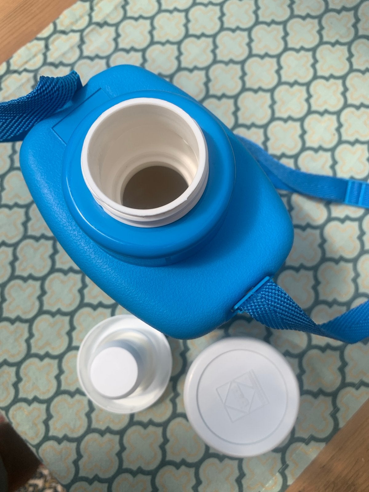 Campinggaz Isotherm 600 Thermosfles - Blauw, Ophalen of Verzenden, Gebruikt