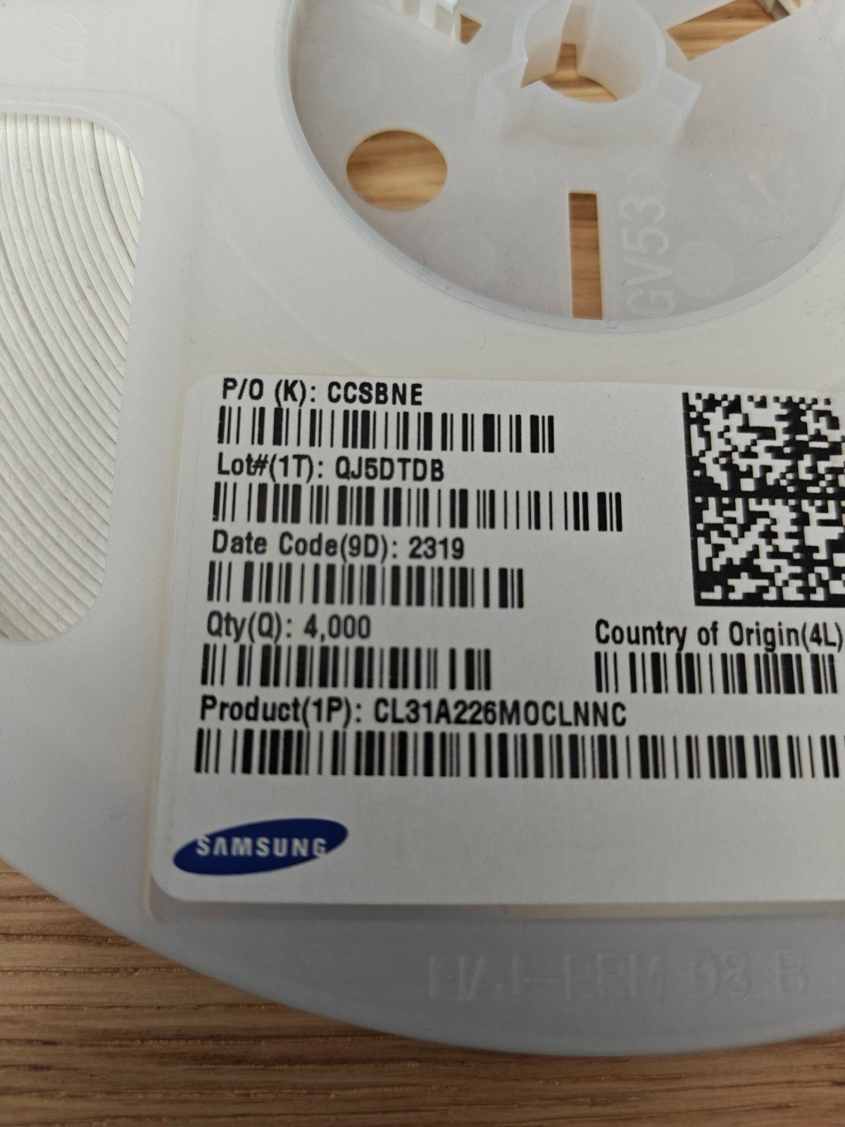 Samsung CL31A226MOCLNNC Condensator, 4000 stuks, Hobby en Vrije tijd, Elektronica-componenten, Verzenden, Zo goed als nieuw