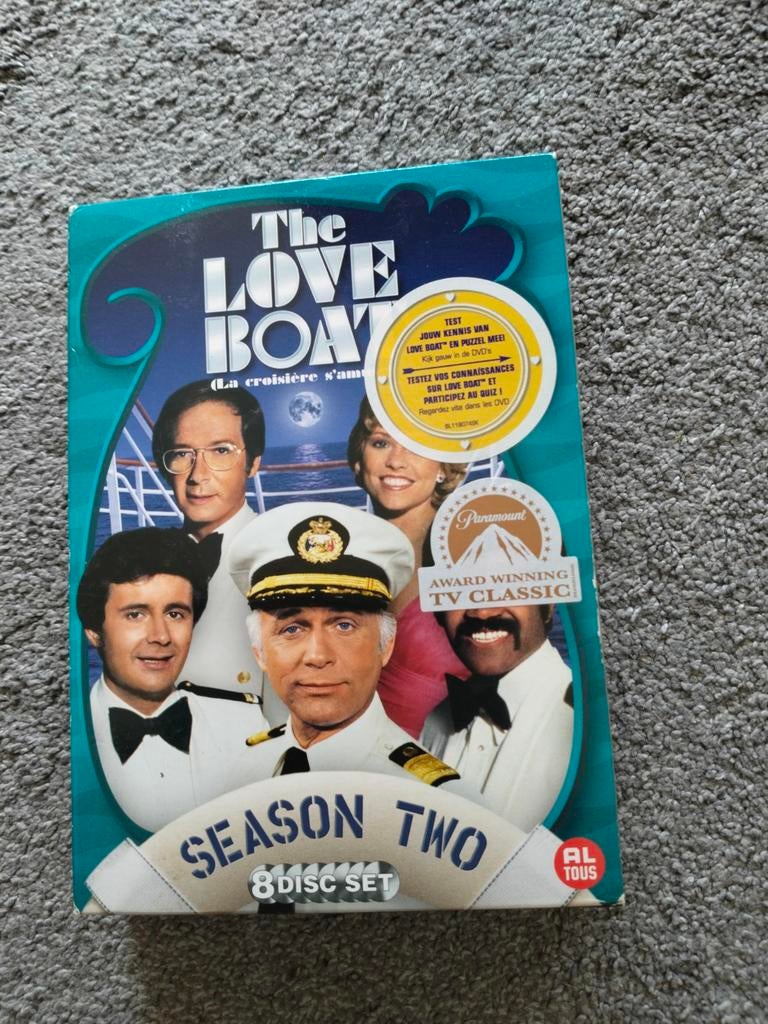 The Love Boat - Seizoen Twee (8-disc set) DVD, Cd's en Dvd's, Dvd's | Tv en Series, Alle leeftijden, Boxset, Ophalen of Verzenden
