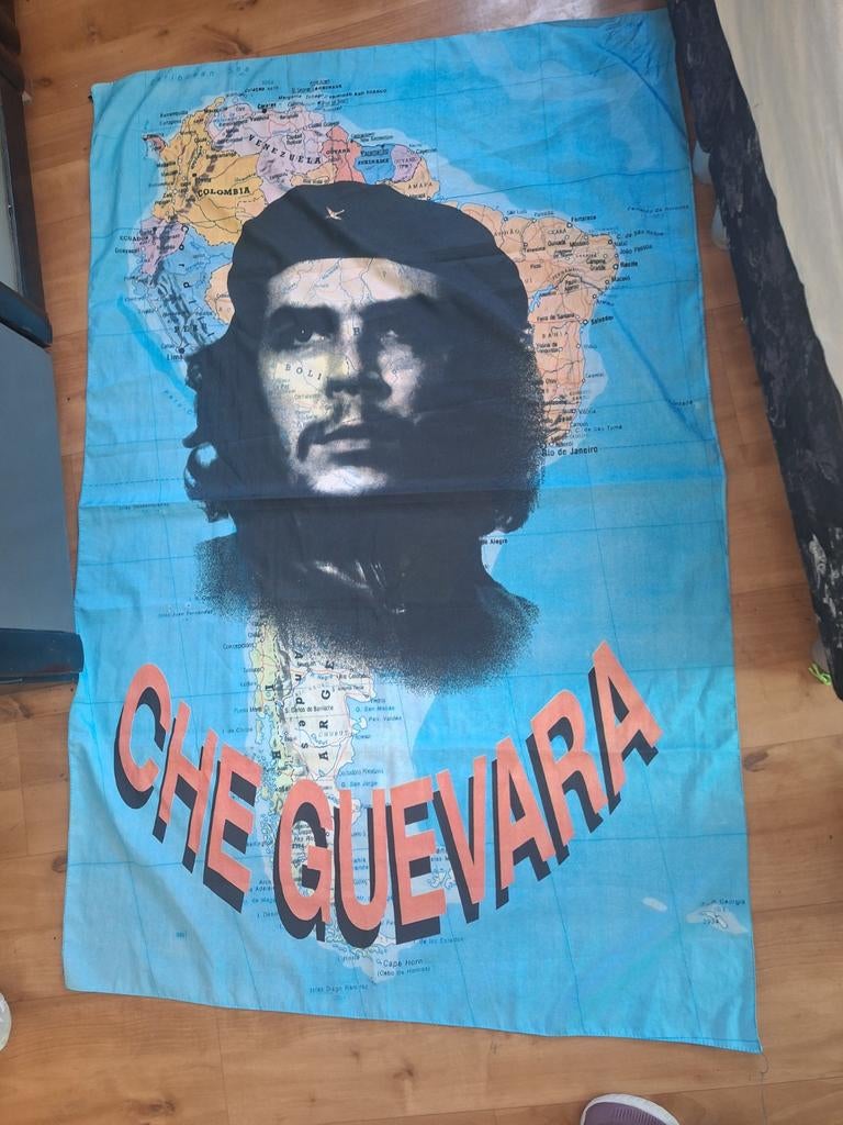 VLAG CUBA/ CHE GUEVARA, Ophalen of Verzenden