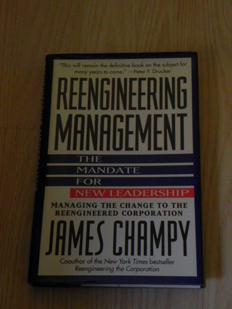 boek Reengineering management, Zo goed als nieuw, James Champy, Beta, HBO