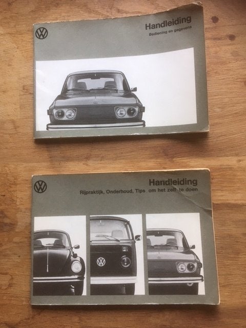 Volkswagen Handleidingen VW 412 en Type 1, 2, 4 - 1973  NL, Ophalen of Verzenden