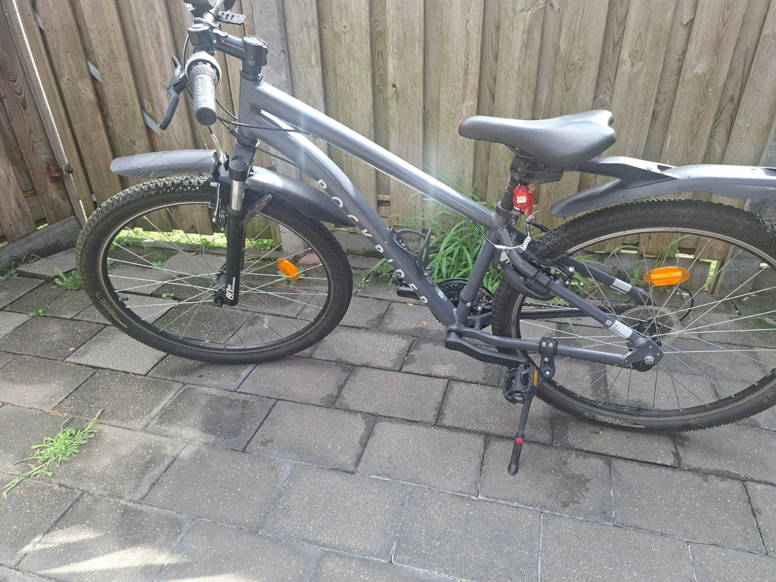 Rockrider mountainbike 27,5 inch - Grijs, Fietsen en Brommers, Gebruikt, Velgrem, Versnellingen, Minder dan 49 cm