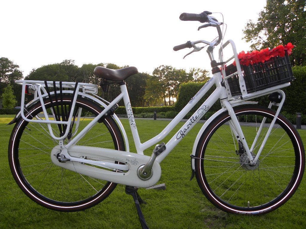 mooie 28'' gazelle miss grace 54 cm 3 versnellingen, Gebruikt, Versnellingen, Gazelle, Trommelrem