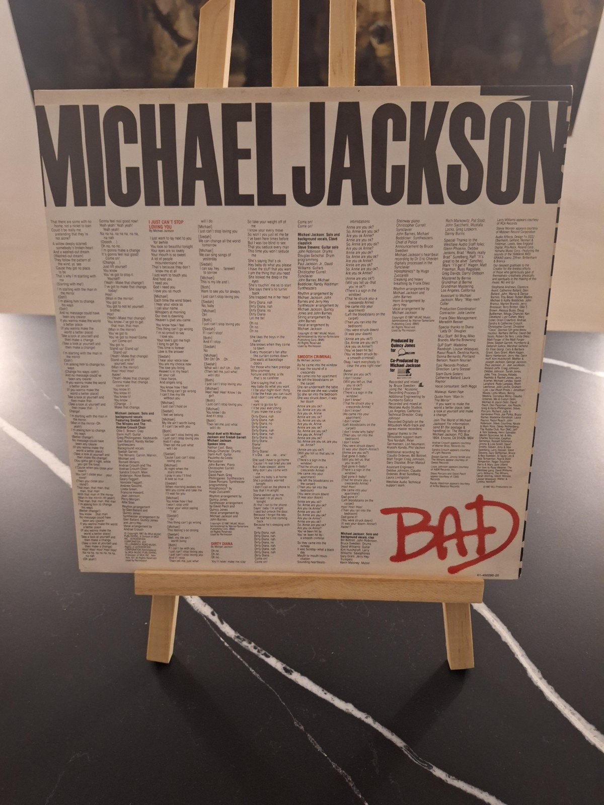 Foto 5 van Michael Jackson - Bad LP (Originele uitgave 1987)