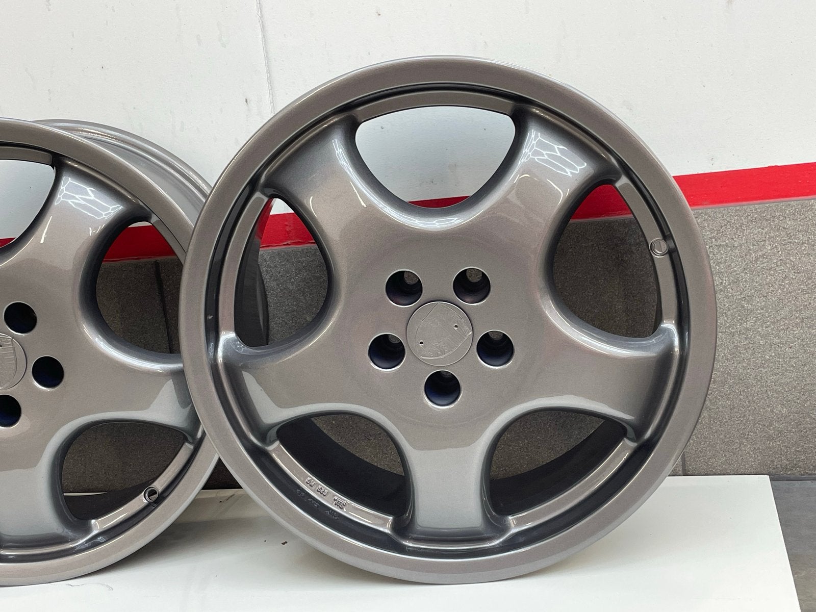 Set van 4 Porsche CUP 5x100 17 inch velgen, Auto-onderdelen, Banden en Velgen, Gebruikt, Velg(en), 17 inch, Ophalen of Verzenden