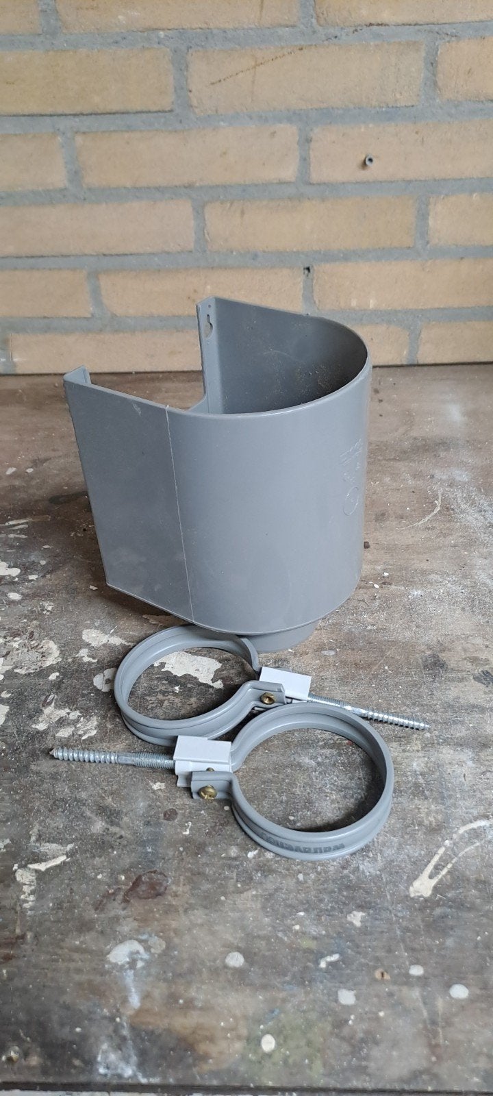 Vergaarbak PVC Grijs, Ophalen, Afvoer, Pvc, Nieuw