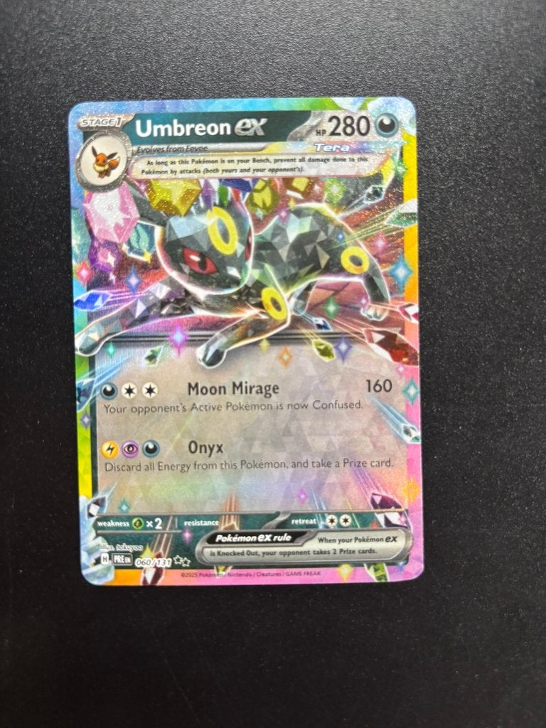 Umbreon ex (PRE 060), Ophalen of Verzenden, Zo goed als nieuw