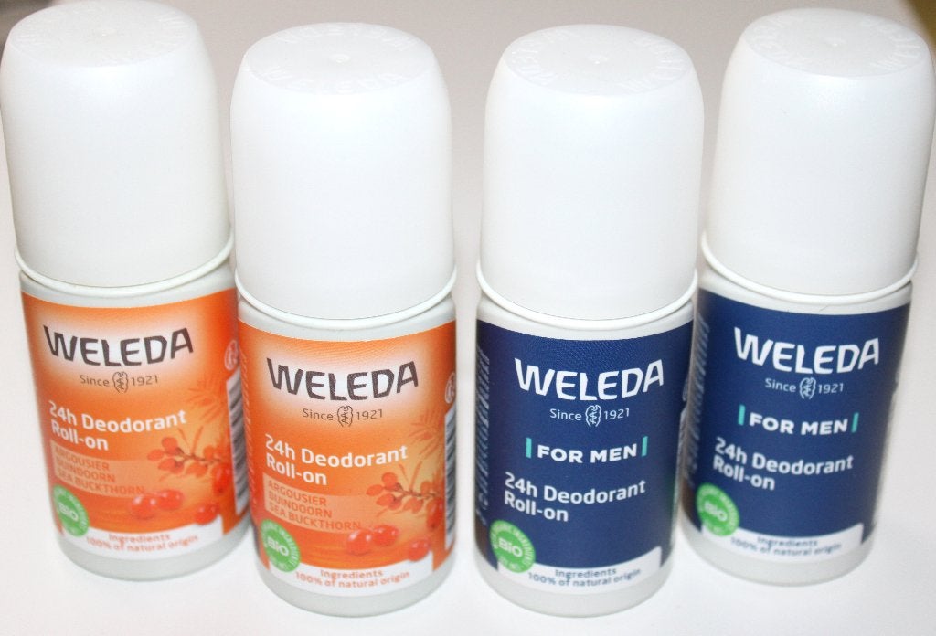 NIEUW Weleda deo deodorant 2x for men & 2x duindoorn bio eco, Ophalen of Verzenden, Nieuw, Deodorant of Bodyspray