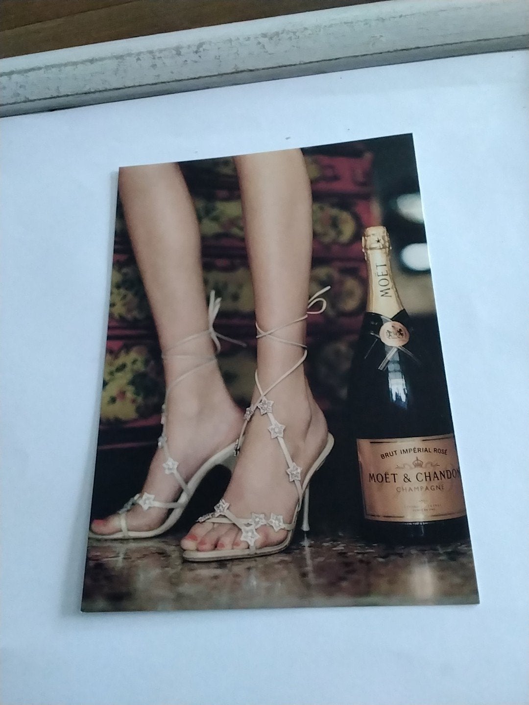 Moët & Chandon Champagne en hakken print, Ophalen of Verzenden, 1980 tot heden