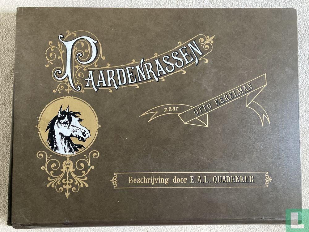Kunstalbum 41 Paardenrassen: Otto Eerelman (groot formaat!!), Ophalen of Verzenden, Zo goed als nieuw