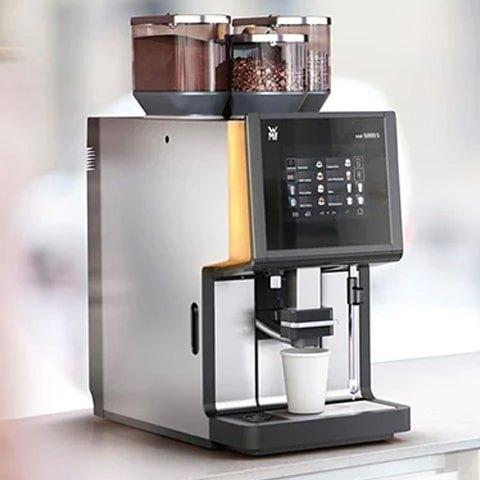 WMF 5000S in topstaat – scherpe prijs!, Witgoed en Apparatuur, Koffiezetapparaten, Stoompijpje, Gemalen koffie, Gebruikt, 10 kopjes of meer