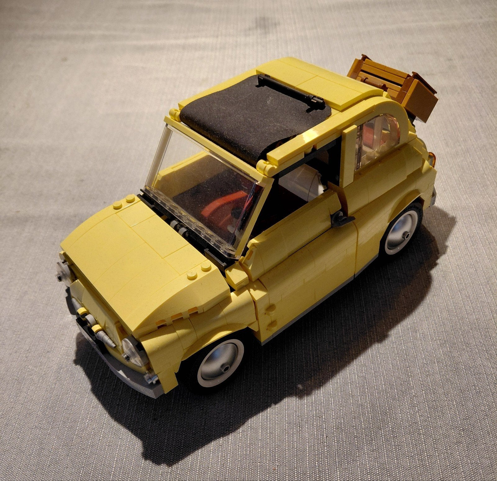 LEGO Creator Expert Fiat 500 (10271) - Zo goed als nieuw, Ophalen, Lego, Zo goed als nieuw, Inclusief instructies