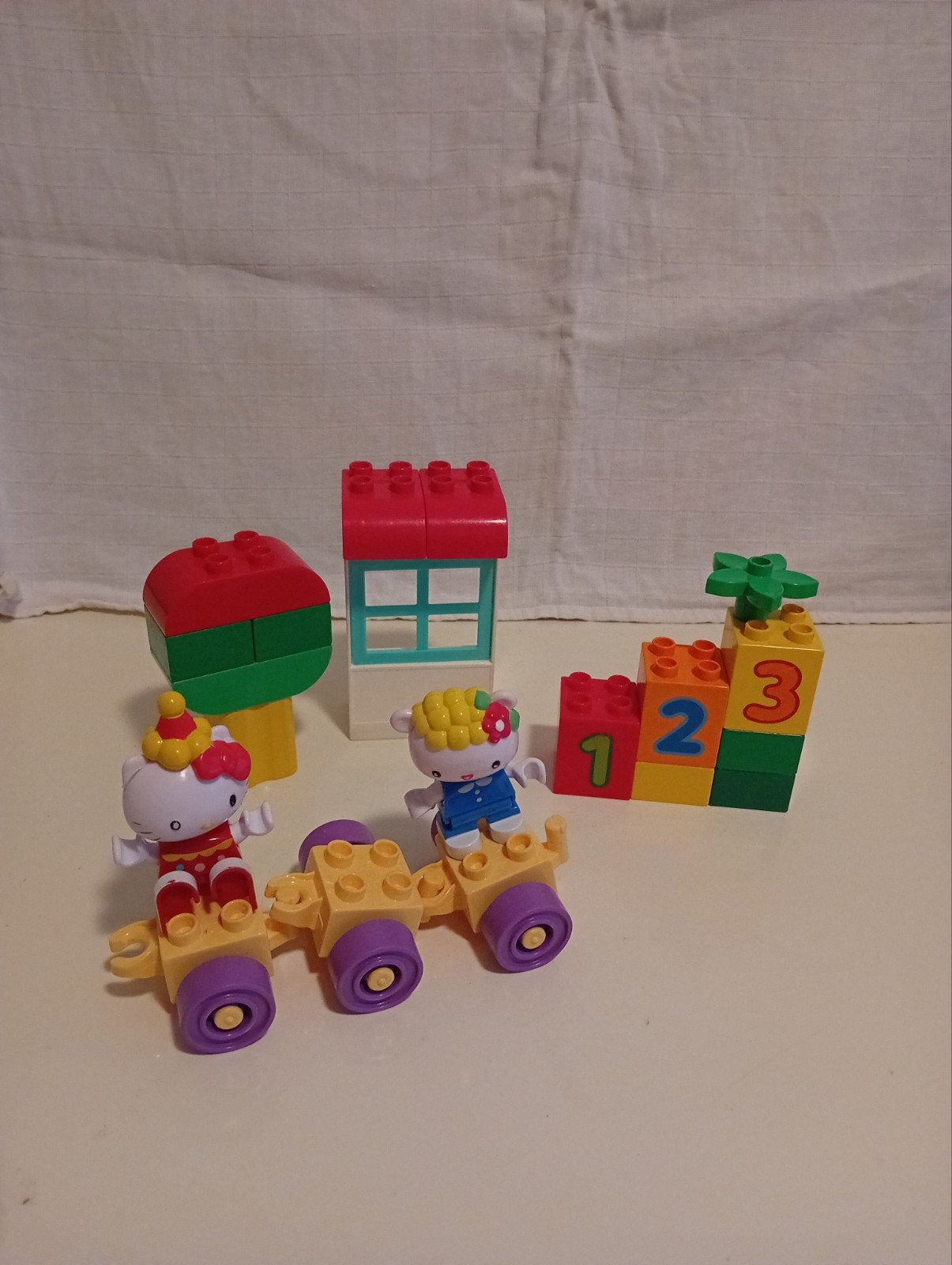 Hello Kitty & Vriendjes Bouwblokken Set, Ophalen of Verzenden, Gebruikt, Overige merken