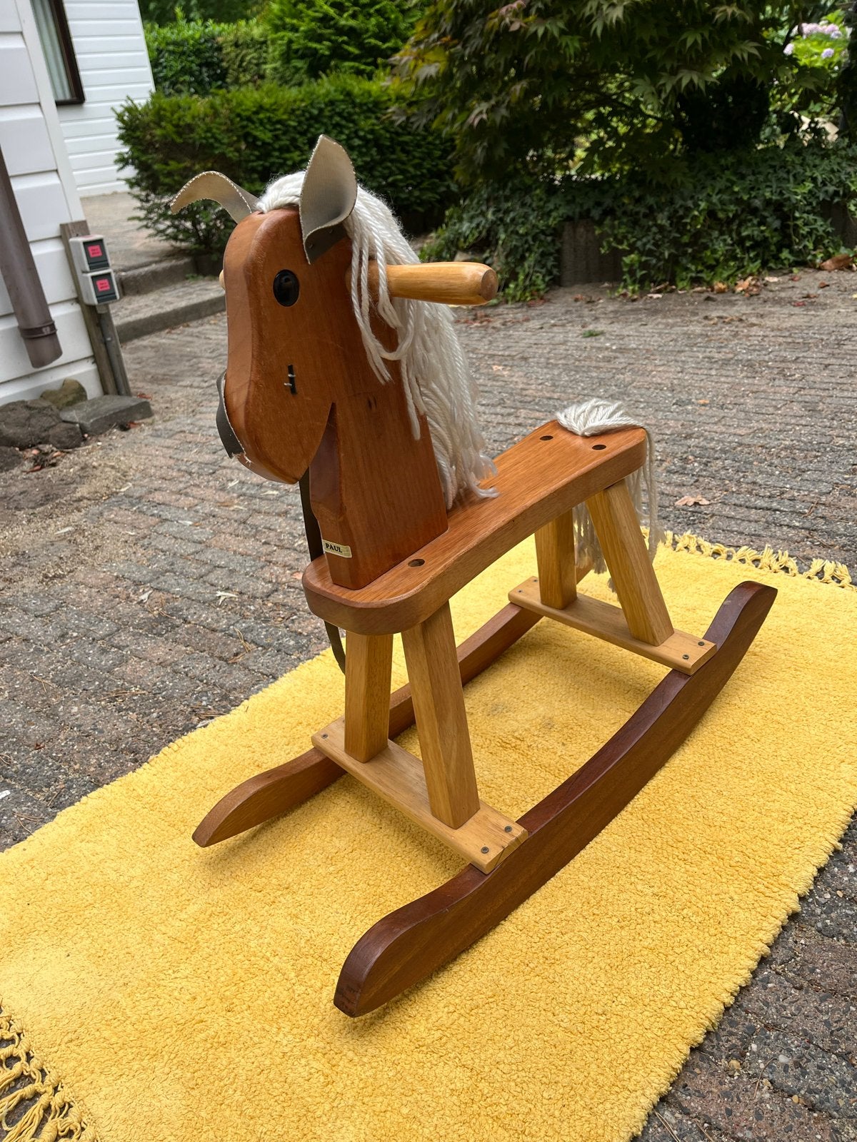 Houten Schommelpaard, Ophalen, Gebruikt, Rij- of Hobbelspeelgoed