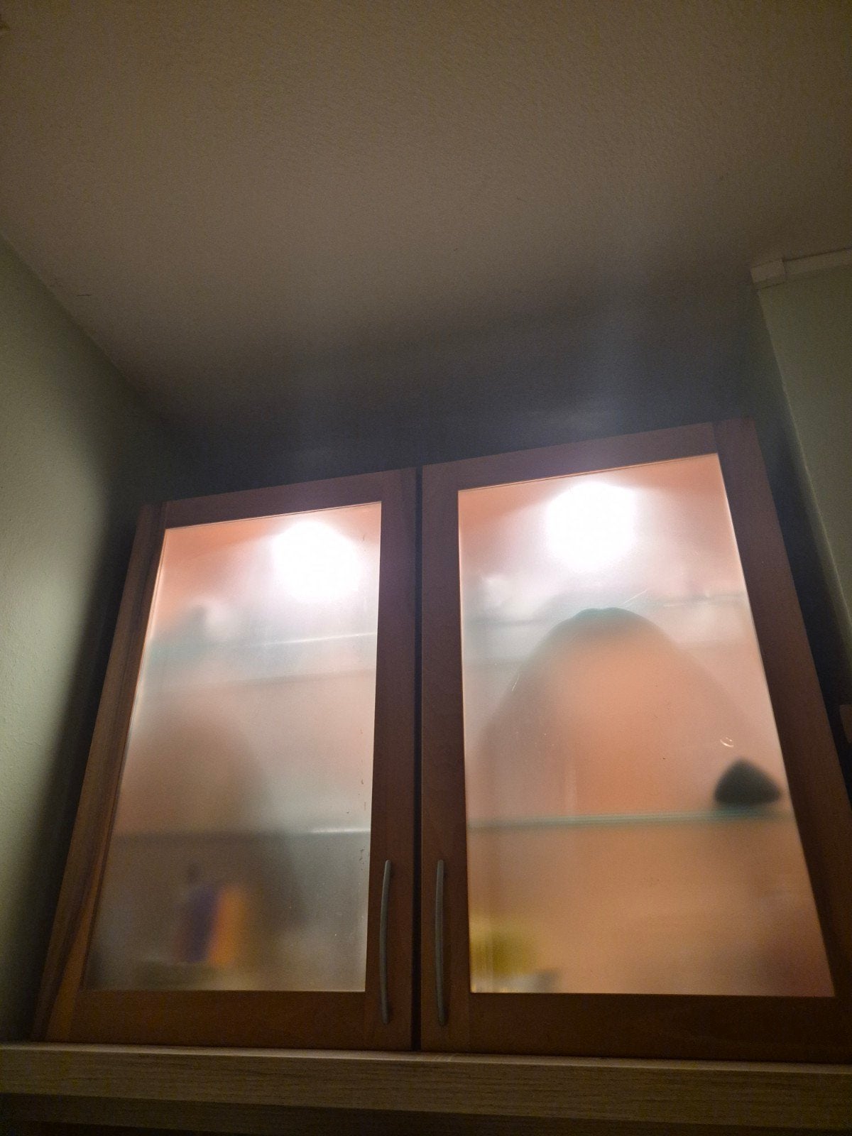 Keukenkastje met hang-systeem en verlichting, Ophalen, Gebruikt