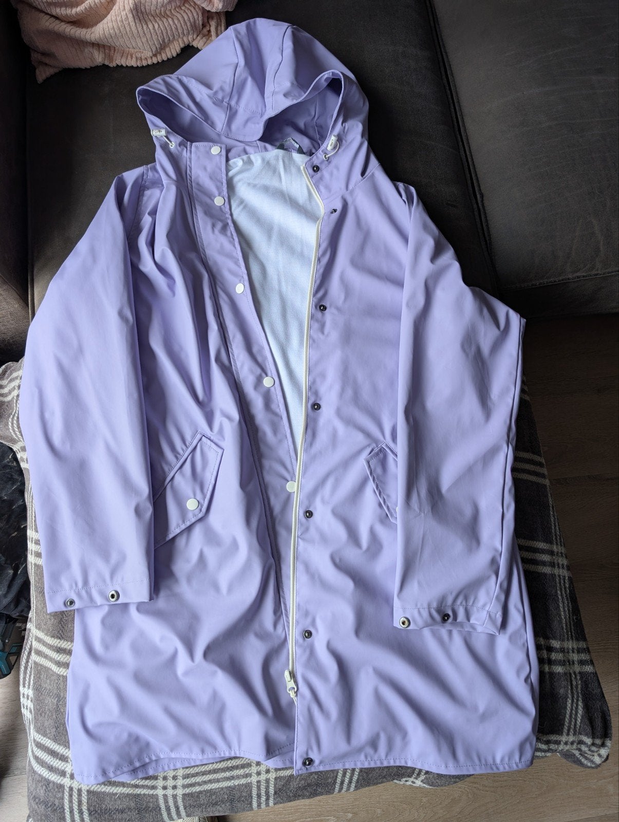 ZGAN Mountain Peak regenjas lila maat XXL, Paars, Maat 46/48 (XL) of groter, Ophalen of Verzenden, Zo goed als nieuw