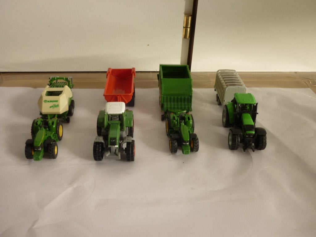 Siku 1 87 landbouw voertuigen in zeer goede staat zie foto,s, Ophalen of Verzenden, Zo goed als nieuw, Hijskraan, Tractor of Landbouw