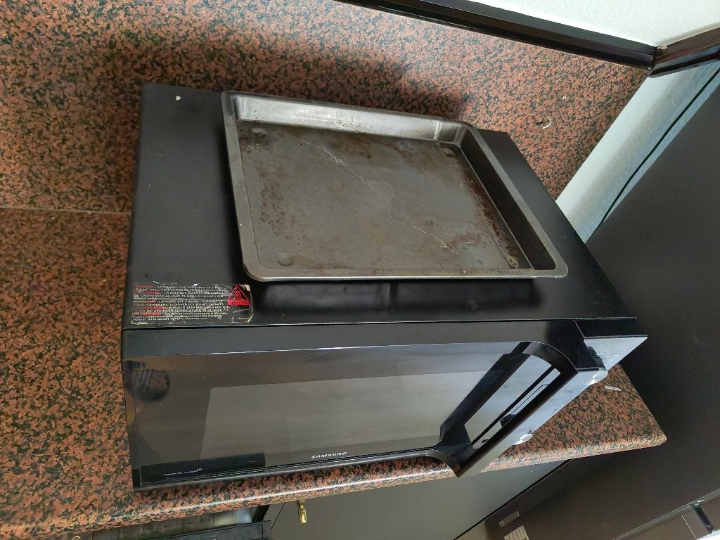 Samsung oven magnetron combinatie, Witgoed en Apparatuur, Ophalen, Minder dan 45 cm, Gebruikt, 60 cm of meer