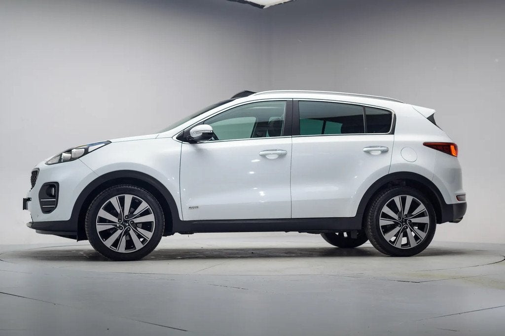 Kia Sportage 1.6 T-GDI 4WD DynamicPlusLine Aut. [ Panorama N, Auto's, Gebruikt, 1591 cc, 4 cilinders, Wit