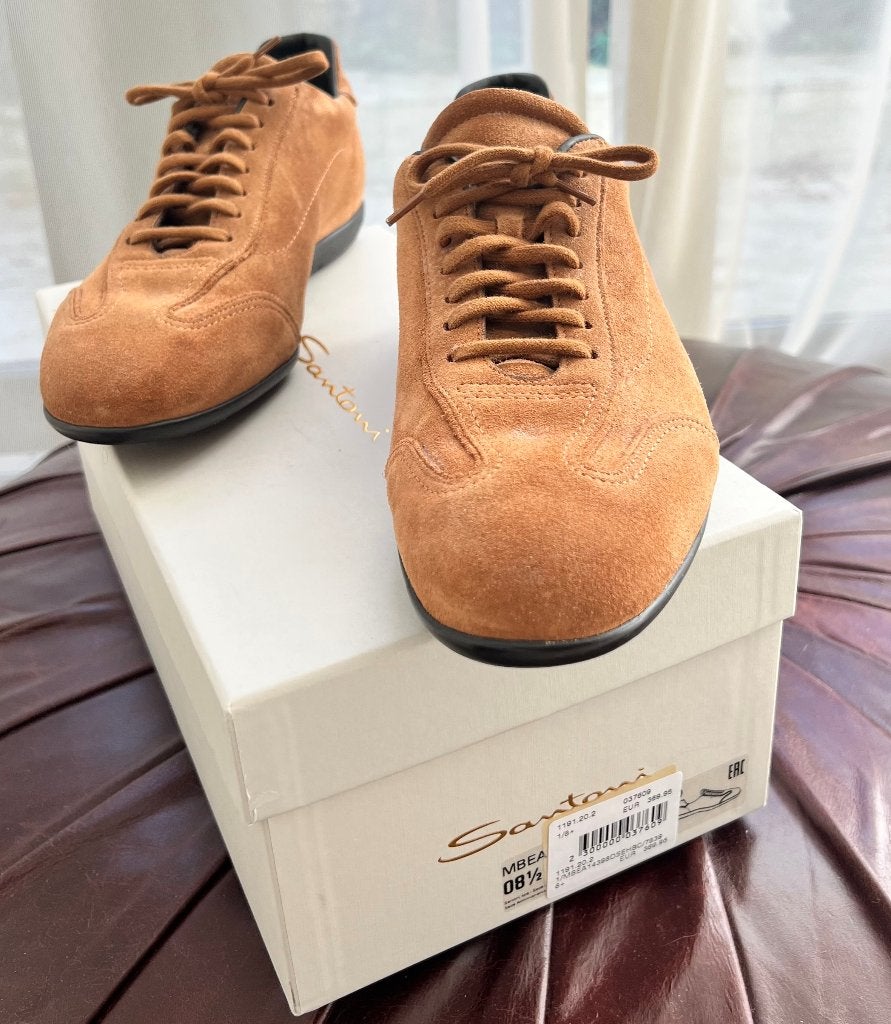 santoni schoenen, Bruin, Ophalen of Verzenden, Zo goed als nieuw, Santoni