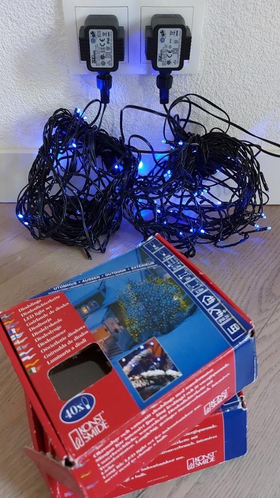 Set van 2 waterdichte lichtsnoeren(ook per stuk t.k.), Ophalen of Verzenden, E27 (groot), Led-lamp