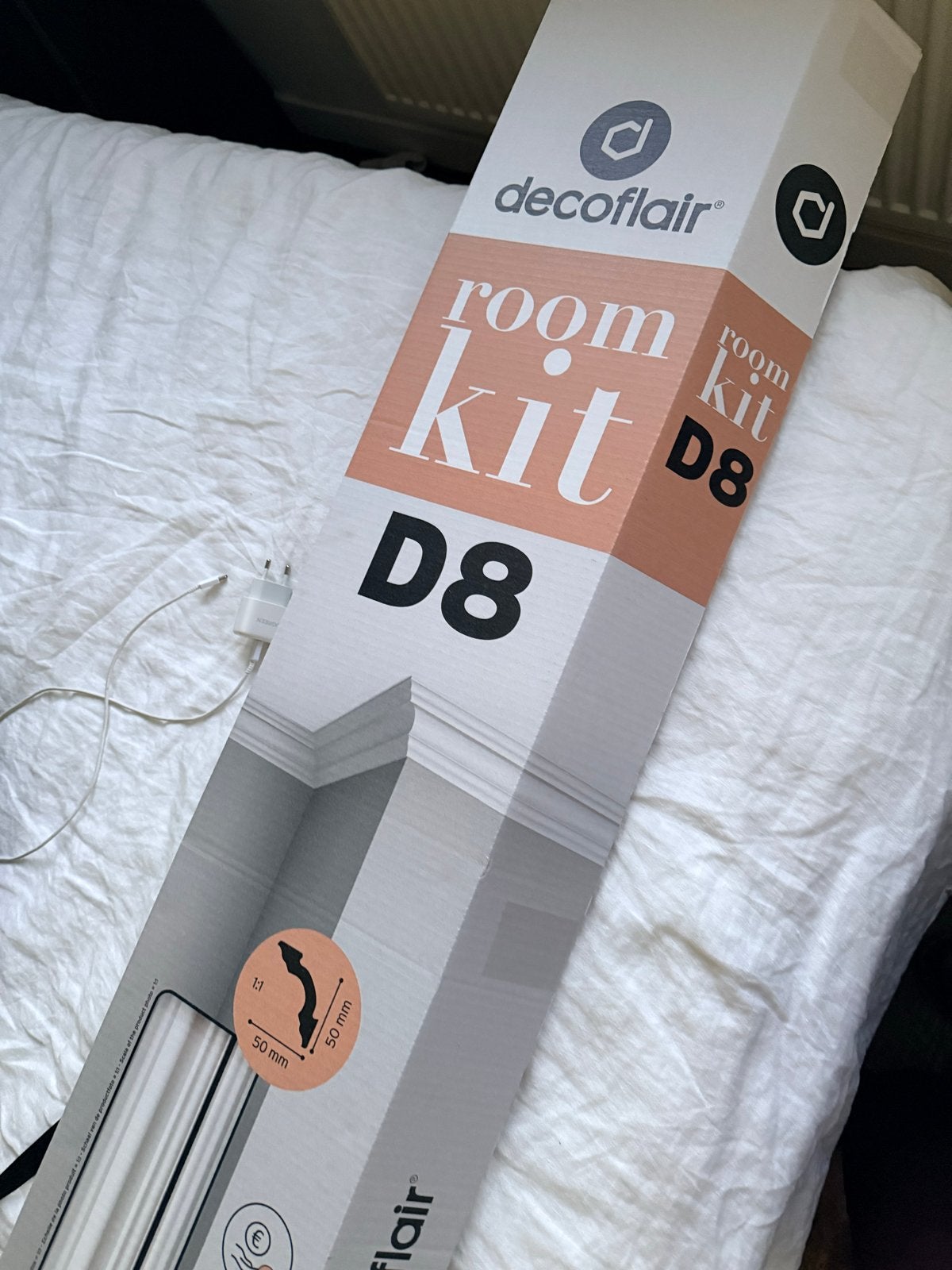 Decoflair D8 sierlijsten - 6 hele en reststukken, Ophalen, Kunststof, Gebruikt, Lijsten