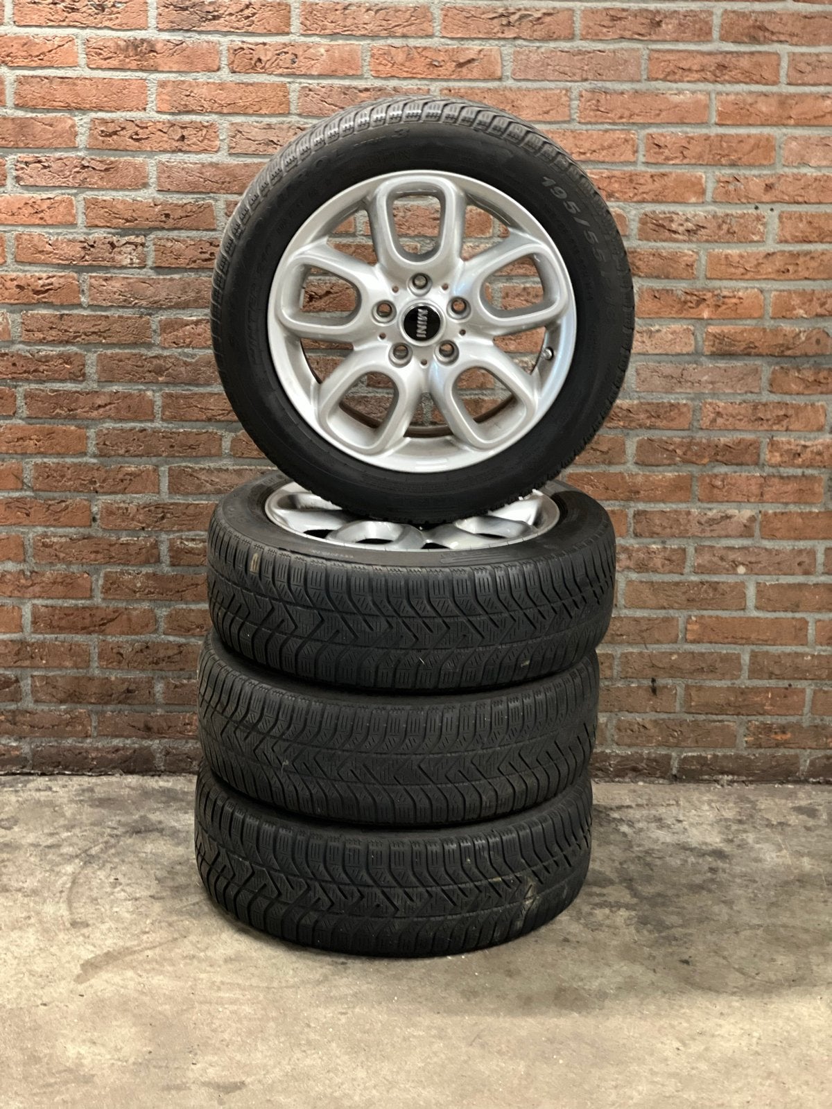 Mini Cooper velgen 16 inch, Ophalen, Gebruikt, 16 inch, Banden en Velgen