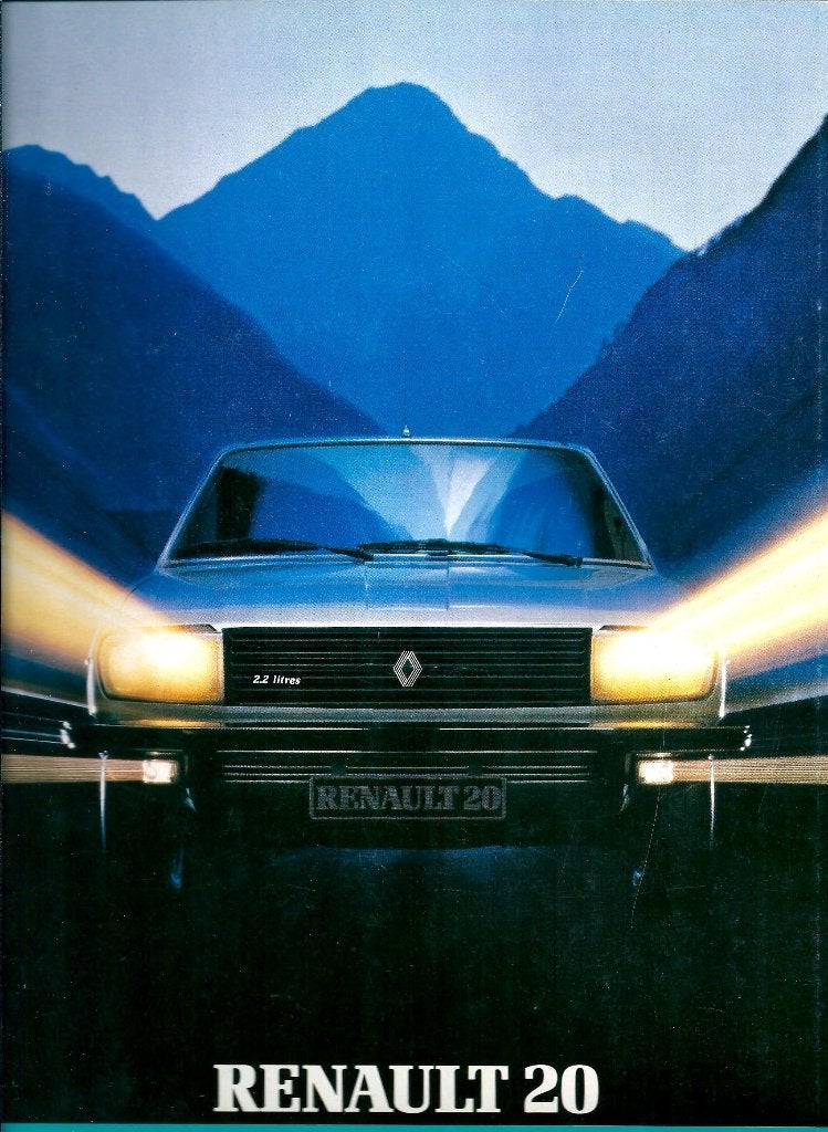 Brochure Renault 20 1983, Ophalen of Verzenden, Gelezen, Renault