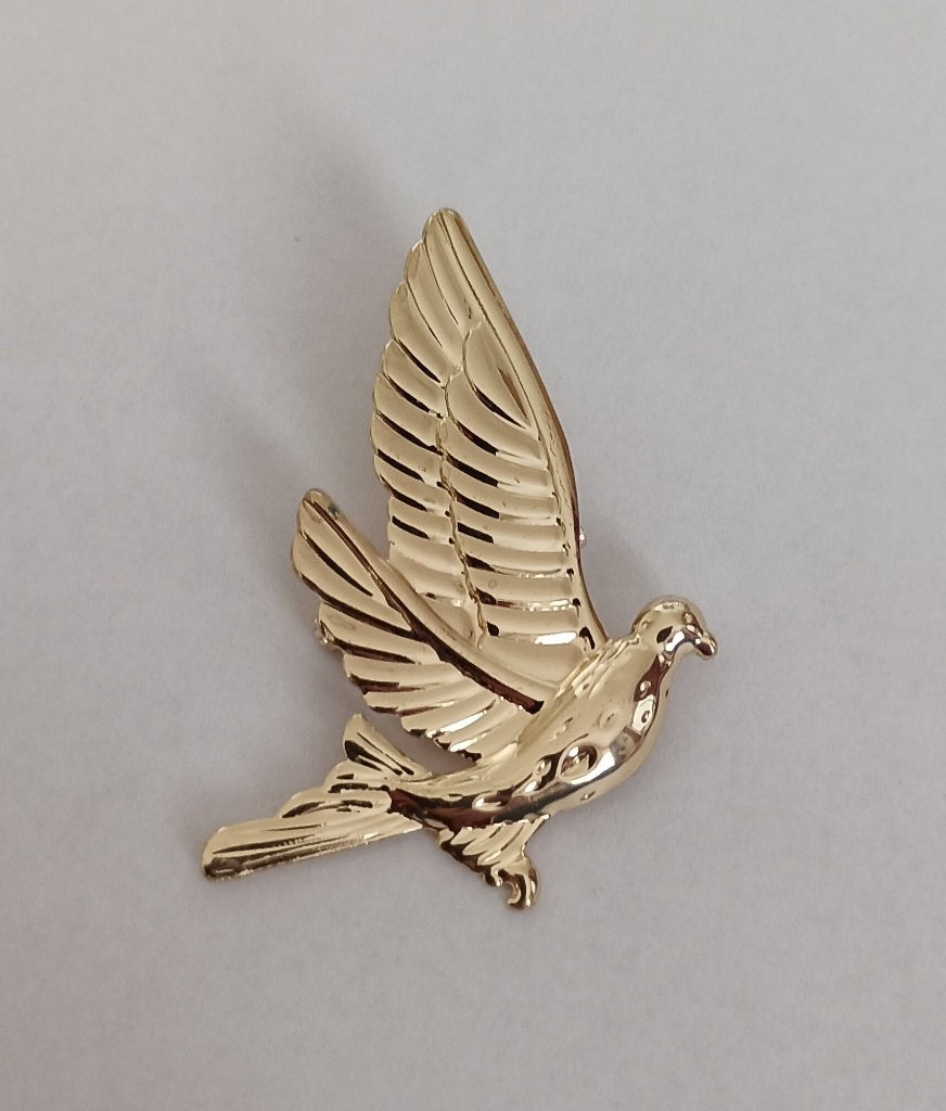 Duif broche, Overige materialen, 4 tot 7 cm, Overige kleuren, Nieuw