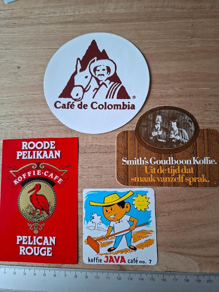 Stickers koffie, Ophalen of Verzenden, Zo goed als nieuw, Merk