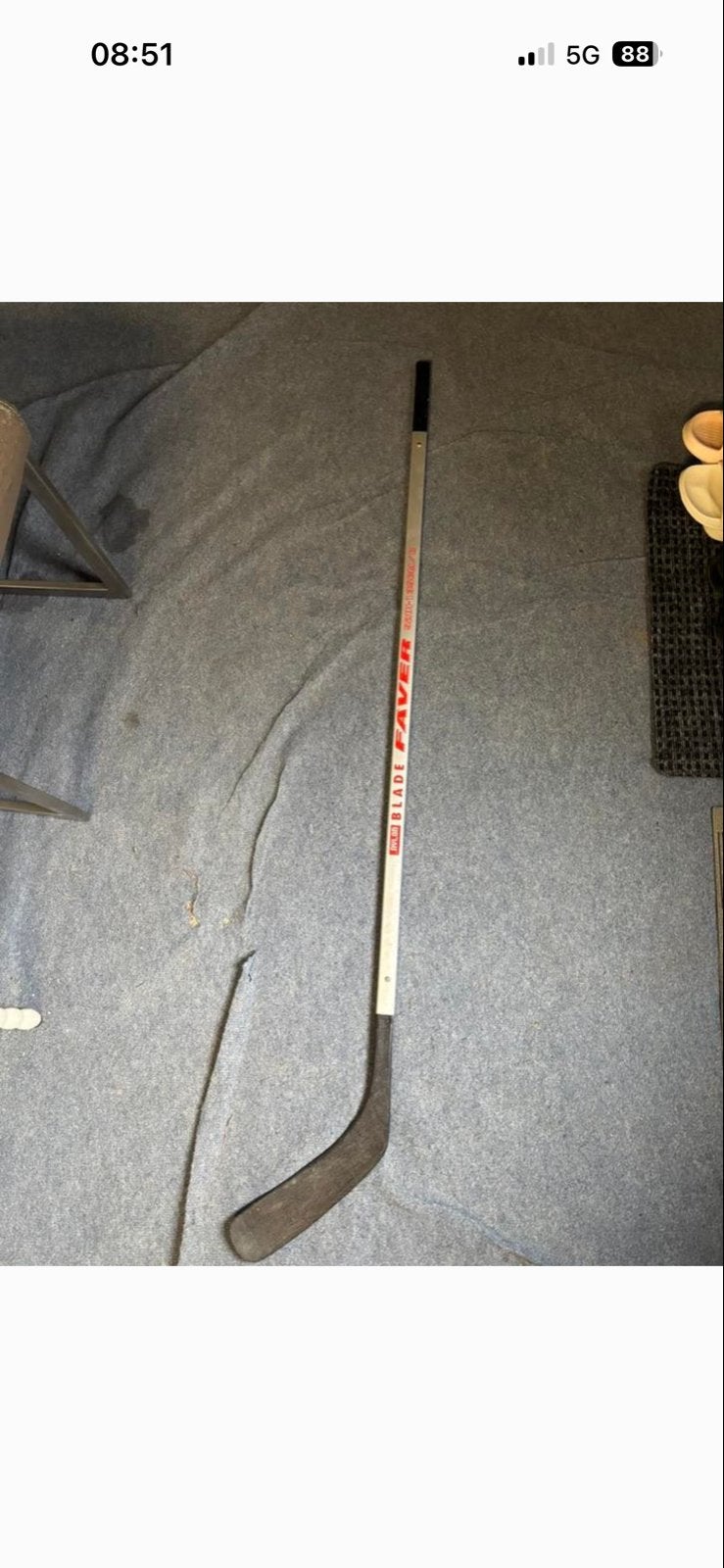 IJshockey stick - Salming Blade Faver 52UI-135CM/R, Ophalen of Verzenden, Gebruikt