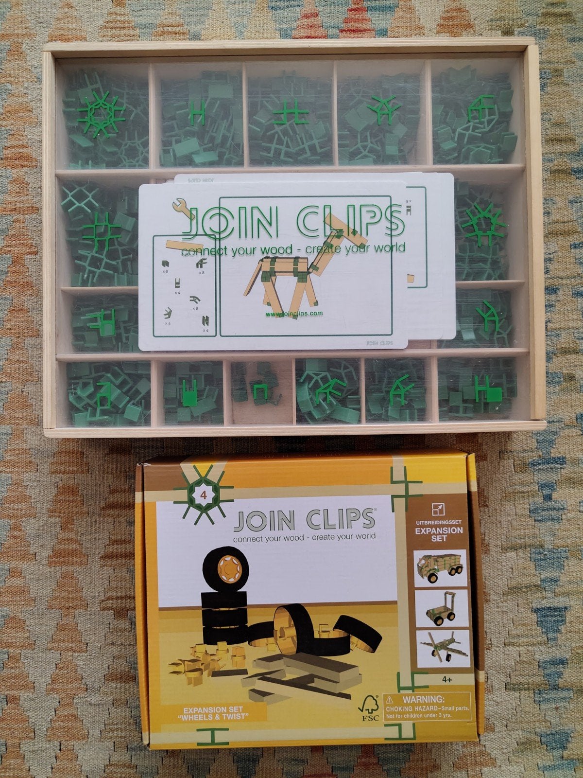Join Clips Bouwset met Uitbreiding 'Wheels & Twist', Ophalen, Zo goed als nieuw, Knutselen