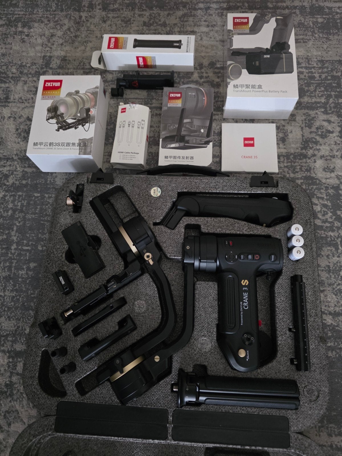 Zhiyun Crane 3S Pro + Complete Pro Kit | Nieuwstaat!, Ophalen of Verzenden, Nieuw, Overige merken, Minder dan 8x