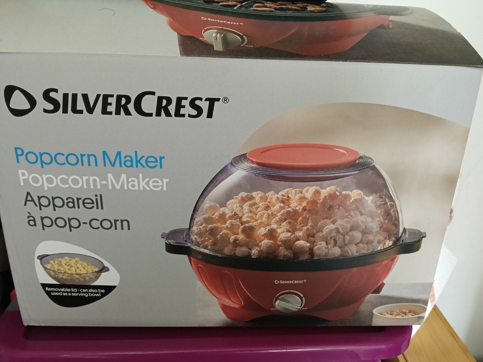 SilverCrest popcorn maker te koop!, Ophalen, Minder dan 45 cm, Silvercrest, Zo goed als nieuw