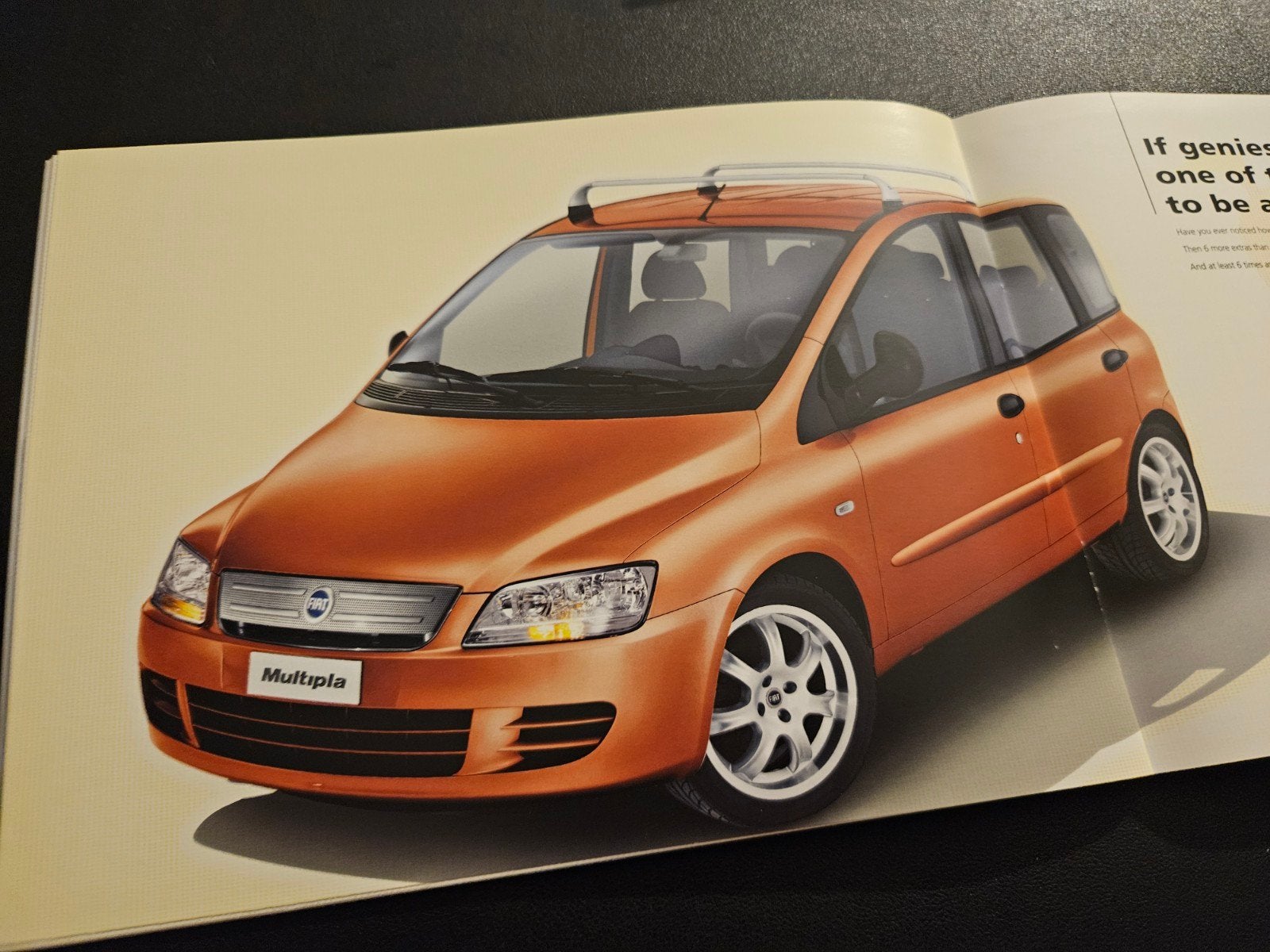Brochure Fiat Multipla 2007 UK, Ophalen of Verzenden, Zo goed als nieuw, Overige merken