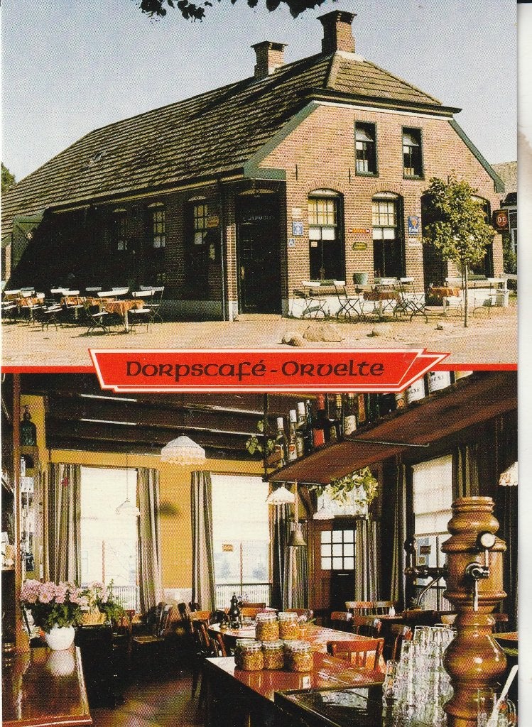 Dorpscafe Orvelte, Ophalen of Verzenden, 1960 tot 1980, Ongelopen, Drenthe